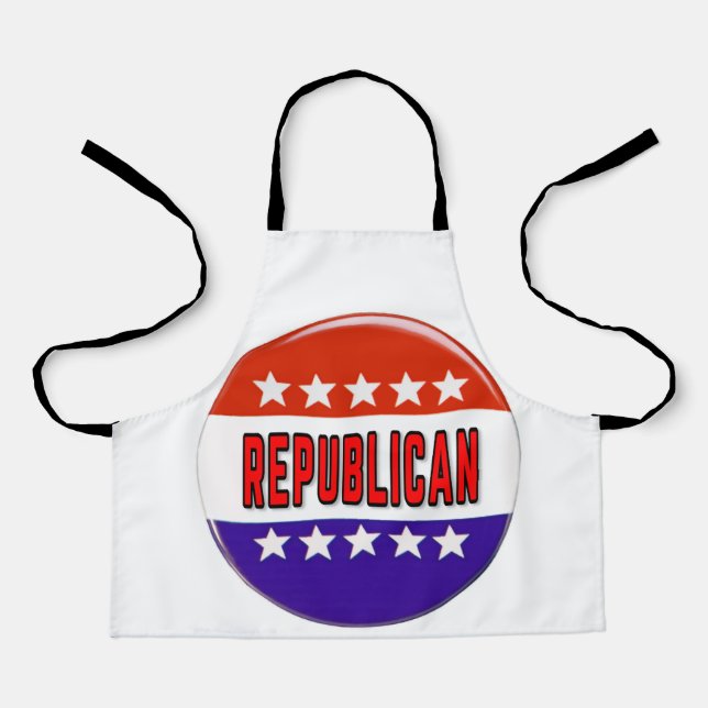 Republikanischer Button Schürze (Vorderseite)