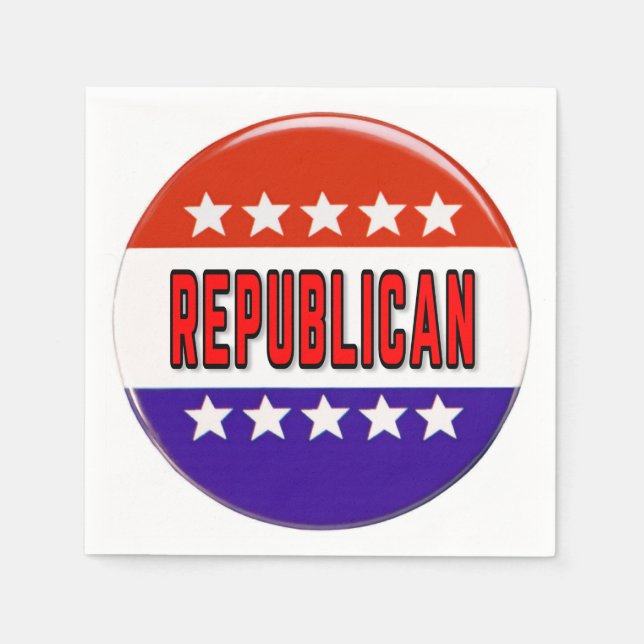 Republikanischer Button Serviette (Vorderseite)