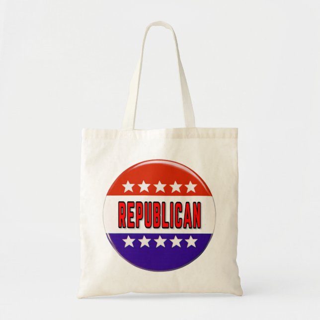 Republikanischer Button Tragetasche (Vorne)
