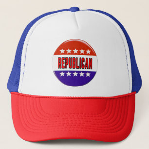 Republikanischer Button Truckerkappe