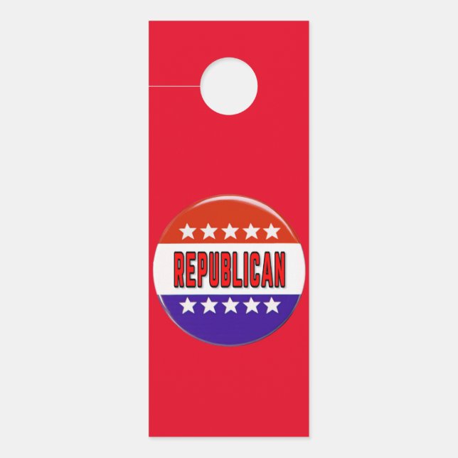 Republikanischer Button Türanhänger (Vorderseite)