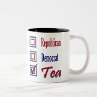 Republikanischer Demokrat-TEE Party-Karo einer