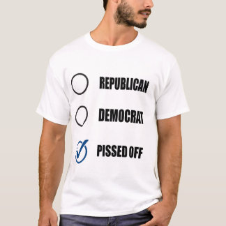 REPUBLIKANISCHER DEMOKRAT WEG PISSED T-Shirt