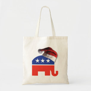 Republikanischer Elefant, der einen Tragetasche