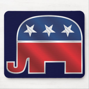 Republikanischer Elefant Mousepad