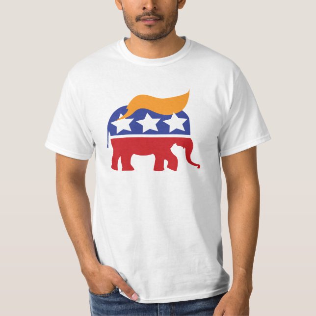 Republikanischer Elefant-T - Shirt Donald Trump (Vorderseite)