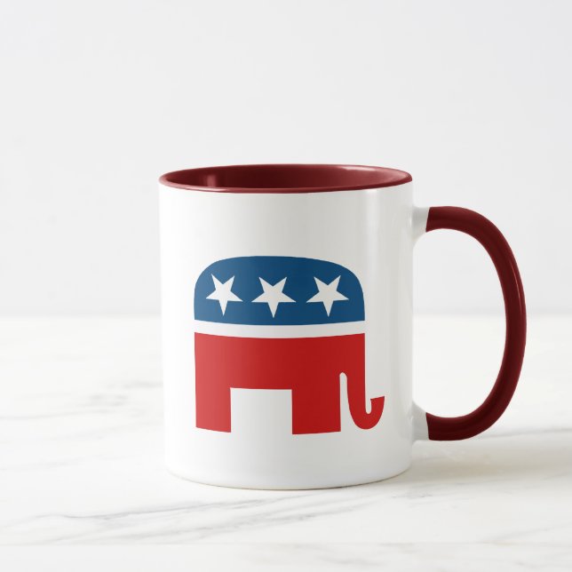 Republikanischer Elefant Tasse (Rechts)
