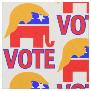 republikanischer Elefant wählt Trump 2020 Stoff