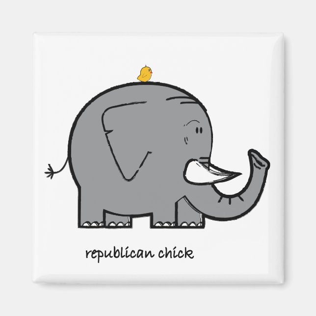 republikanischer Kick-Magnet Magnet (Vorne)