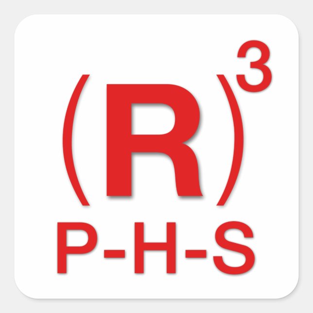 Republikanischer Präsident, Repräsentantenhaus und Quadratischer Aufkleber (Vorderseite)