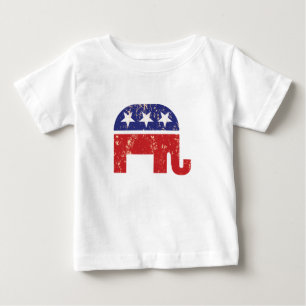 Republikanischer ursprünglicher Elefant Baby T-shirt