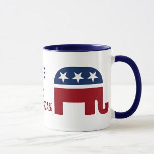 republikanisches Elefantenlogo Tasse