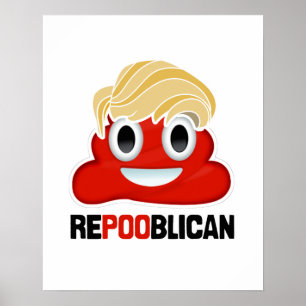 REPUBlIKANISCHES EMOJI - - Poster