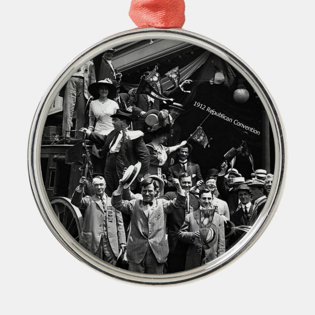 Republikanisches Nationalabkommen von 1912, Chicag Silbernes Ornament (Vorne)