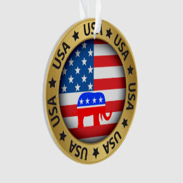 Republikanisches Ornament USA