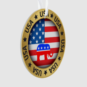 Republikanisches Ornament USA