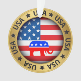 Republikanisches Ornament USA