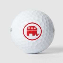 republikanisches Party-Symbol Golfball