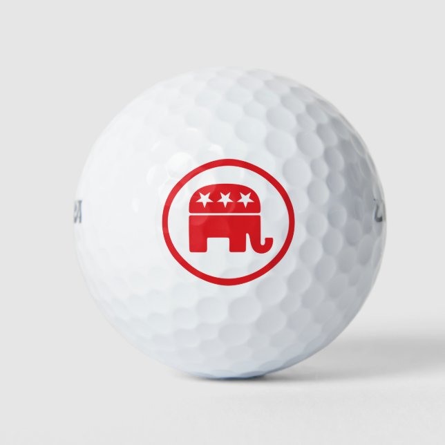 republikanisches Party-Symbol Golfball (Vorderseite)
