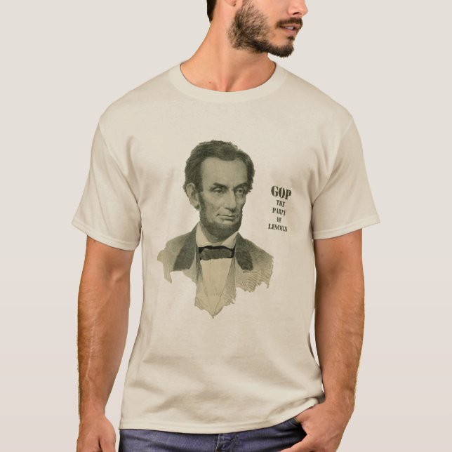 Republikanisches Party von Lincoln T-Shirt (Vorderseite)