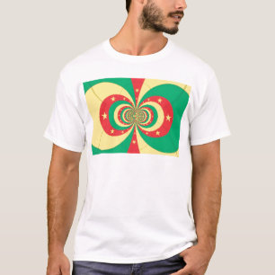 République du Cameroun Fünf-Sterne-Design T-Shirt