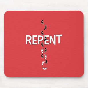 Reputationsfußspuren Mousepad