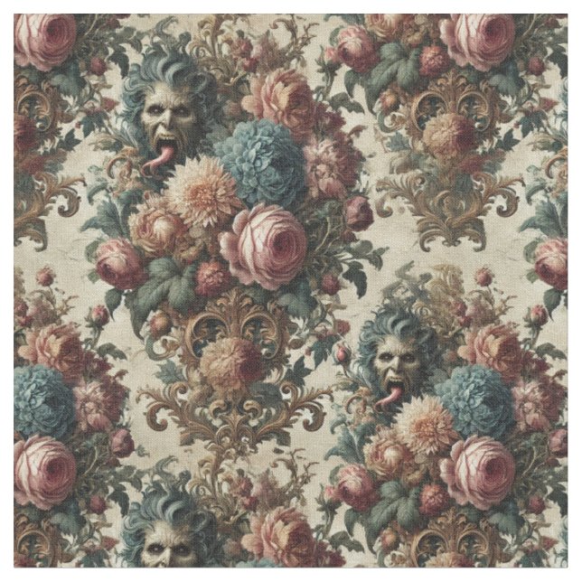 Requiem Rhapsody - Gothic Classic Tile Stoff (Nahaufnahme)