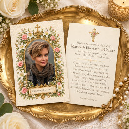 Requiescat in Pace Katholisches Trauer-Gedenkkarte
