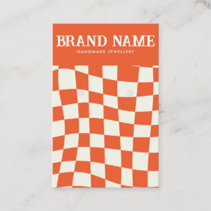 ReReRinge Display Card Orange Visitenkarte
