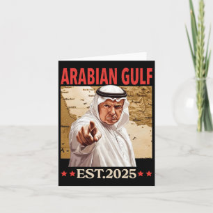 Réro Arabian Golf Golf von Arabien Persischer Golf Karte