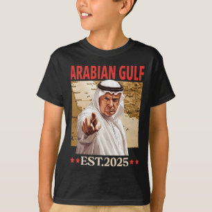 Réro Arabian Golf Golf von Arabien Persischer Golf T-Shirt