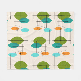 ReRo Atomic Mobile Muster Fleece Blanket