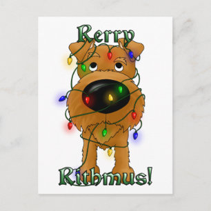 Rerry Rithmus - Irish Terrier Postkarte