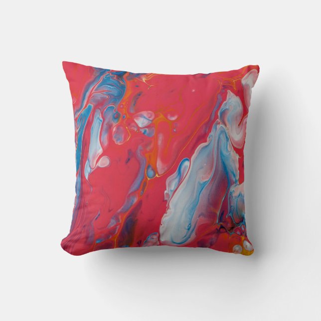 Res Marble PatternThrow Pillow Kissen (Vorderseite)