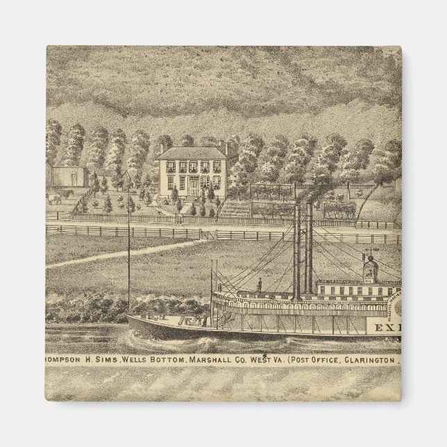 Res of the late Thompson H Sims Magnet (Vorne)