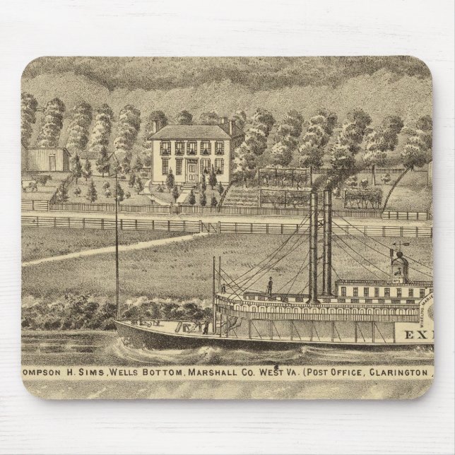 Res of the late Thompson H Sims Mousepad (Vorne)