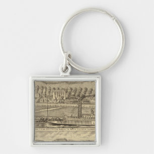 Res of the late Thompson H Sims Schlüsselanhänger