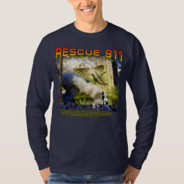 "Rescue 911" zusammengesetzte Aquarellfarbe mit ei T-Shirt