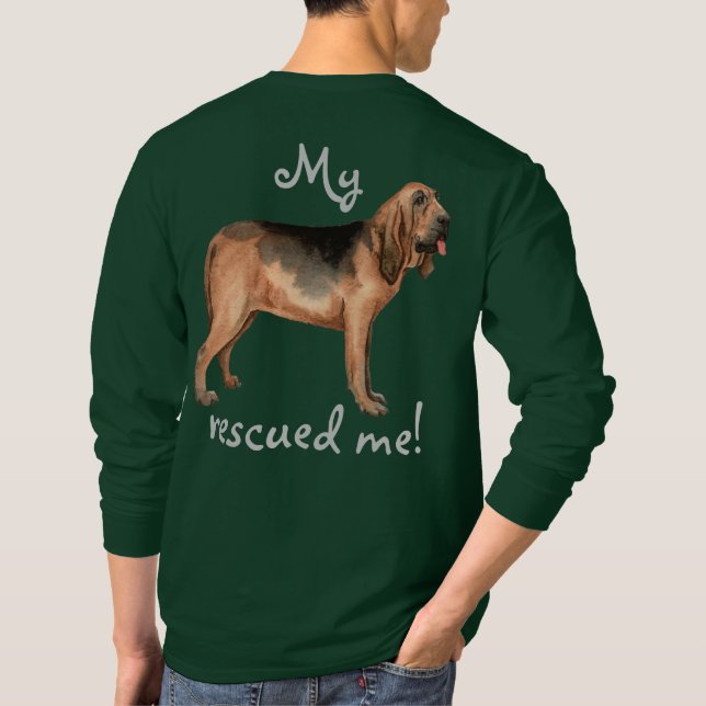 Rescue Bloodhound T - Shirt (Rückseite)