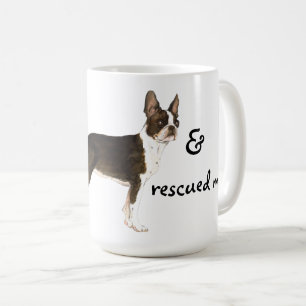 Rescue Boston Terrier Coffee Tasse