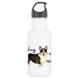 Rescue Cardigan Welsh Corgi Edelstahlflasche