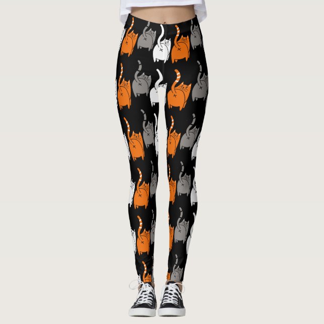 Rescue Cats Hauskatzen Zubehör und Geschenke Leggi Leggings (Vorderseite)