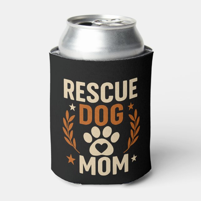 Rescue Dog Mom Dosenkühler (Kanne Vorderseite)