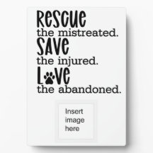 Rescue Gerettet Liebe Personalisierte Adoption