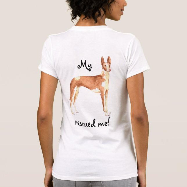 Rescue Ibizan Hound T - Shirt (Rückseite)