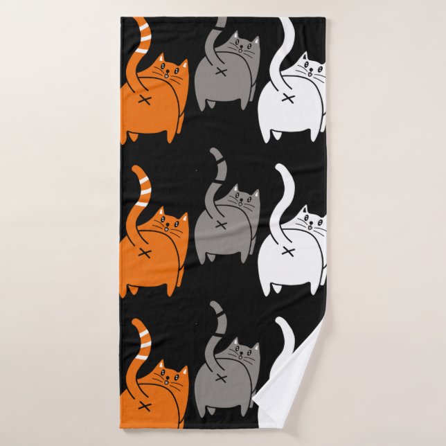 Rescue Katzen Hauskatzen Zubehör und Geschenke Badehandtuch (Badehandtuch)