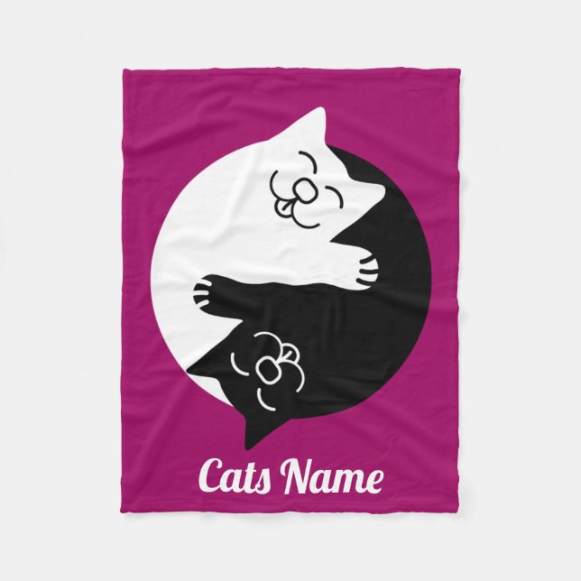 Rescue Katzen Hauskatzen Zubehör und Geschenke Fleecedecke (Vorderseite)