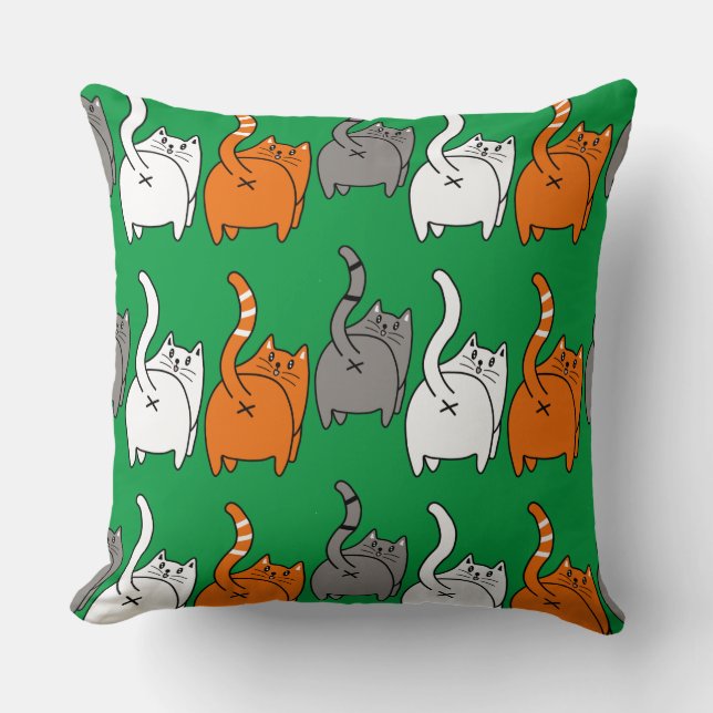 Rescue Katzen Hauskatzen Zubehör und Geschenke Kissen (Vorderseite)