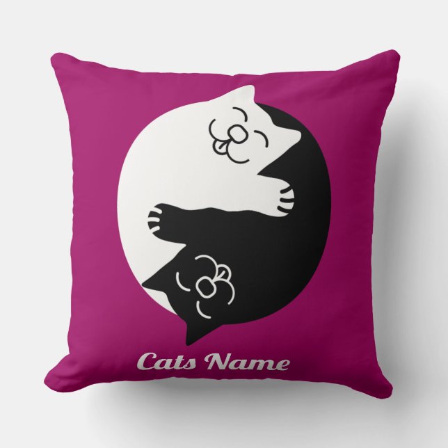 Rescue Katzen Hauskatzen Zubehör und Geschenke Kissen (Vorderseite)