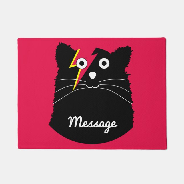 Rescue Katzen Hauskatzen Zubehör und Geschenke Tür Fußmatte (Vorderseite)